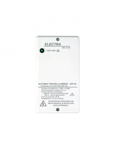 Automat pentru iluminat holurile sau scarile de bloc - ELECTRA API.11G. Comanda online pe RFPro.ro.
