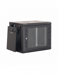 Rack perete 12U 19' 600x450, negru - ASYTECH Networking ASY-12U-6045W. Comanda online pe RFPro.ro. 2