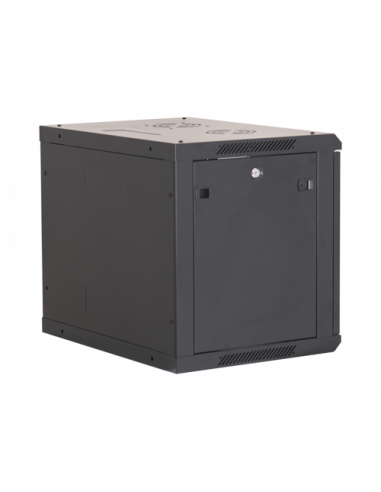 Rack perete 12U 19' 600x450, negru - ASYTECH Networking ASY-12U-6045W. Comanda online pe RFPro.ro.