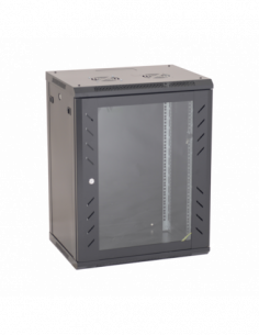 Rack perete 15U 19' 600x600, negru - ASYTECH Networking ASY-15U-6060W. Comanda online pe RFPro.ro.