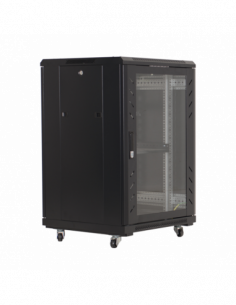Rack podea 18U 19' 600x800, negru - ASYTECH Networking ASY-18U-6080E. Comanda online pe RFPro.ro. 2