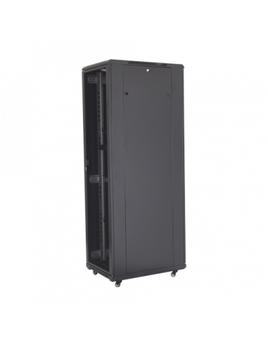 Rack podea 42U 19' 600x800, negru - ASYTECH Networking ASY-42U-6080S. Comanda online pe RFPro.ro.