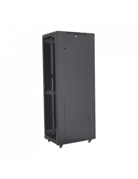 Rack podea 42U 19' 600x800, negru - ASYTECH Networking ASY-42U-6080S. Comanda online pe RFPro.ro.