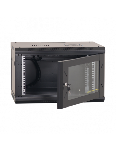 Rack perete 4U 19'' 600x450, negru - ASYTECH Networking ASY-4U-6045W. Comanda online pe RFPro.ro.