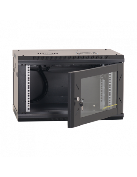 Rack perete 4U 19'' 600x450, negru - ASYTECH Networking ASY-4U-6045W. Comanda online pe RFPro.ro.