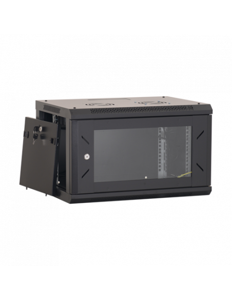 Rack perete 4U 19'' 600x450, negru - ASYTECH Networking ASY-4U-6045W. Comanda online pe RFPro.ro.
