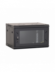 Rack perete 6U 19' 600x450, negru - ASYTECH Networking ASY-6U-6045W. Comanda online pe RFPro.ro.