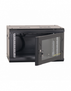 Rack perete 6U 19' 600x450, negru - ASYTECH Networking ASY-6U-6045W. Comanda online pe RFPro.ro. 2