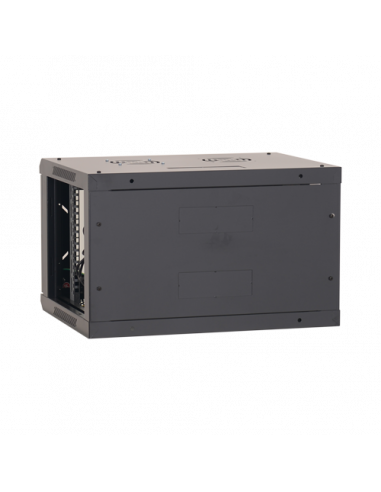 Rack perete 6U 19' 600x450, negru - ASYTECH Networking ASY-6U-6045W. Comanda online pe RFPro.ro.
