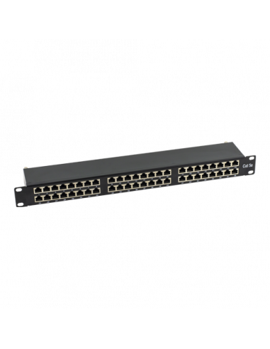 Patch Panel 2U, FTP cat5e, 48 porturi RJ45 - ASYTECH Networking ASY-PP-FTP5E-48. Comanda online pe RFPro.ro.