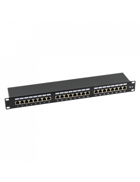 Patch Panel 1U, FTP cat6, 24 porturi RJ45 - ASYTECH Networking ASY-PP-FTP6-24. Comanda online pe RFPro.ro.