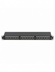Patch Panel 1U, FTP cat6, 24 porturi RJ45 - ASYTECH Networking ASY-PP-FTP6-24. Comanda online pe RFPro.ro. 2