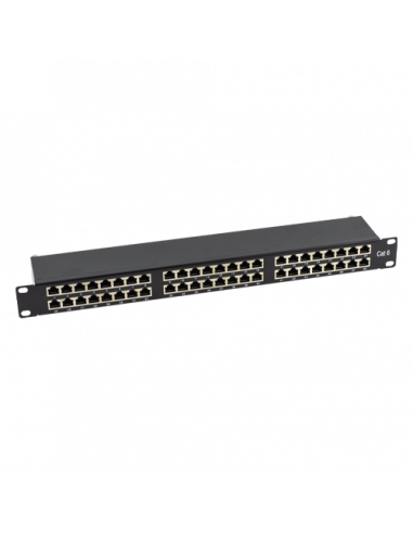 Patch Panel 2U, FTP cat6, 48 porturi RJ45 - ASYTECH Networking ASY-PP-FTP6-48. Comanda online pe RFPro.ro.