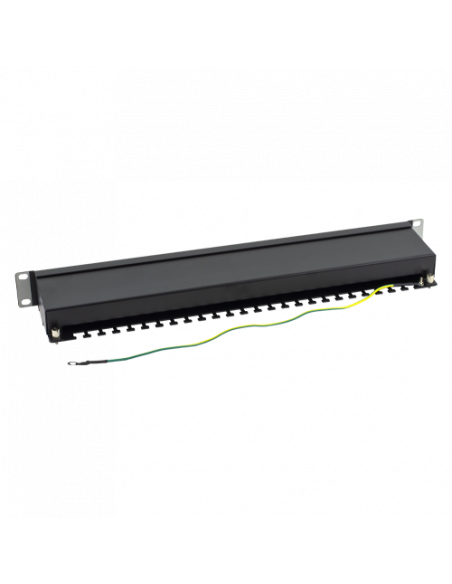 Patch Panel 1U, FTP cat6A, 24 porturi RJ45 - ASYTECH Networking ASY-PP-FTP6A-24. Comanda online pe RFPro.ro.