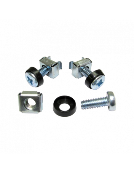 Set 100 suruburi rack - ASYTECH Networking ASY-SCR-NUT. Comanda online pe RFPro.ro.