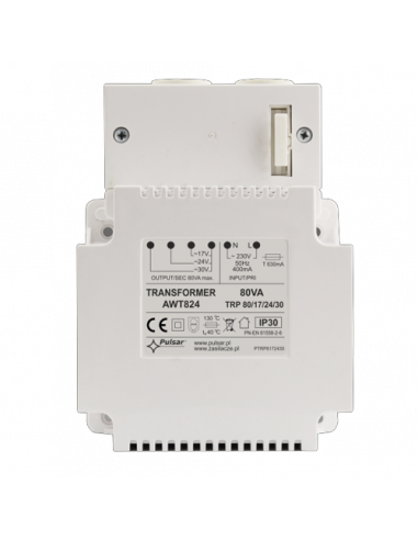Transformator 80VA  17V/24V/30V AWT824. Comanda online pe RFPro.ro.