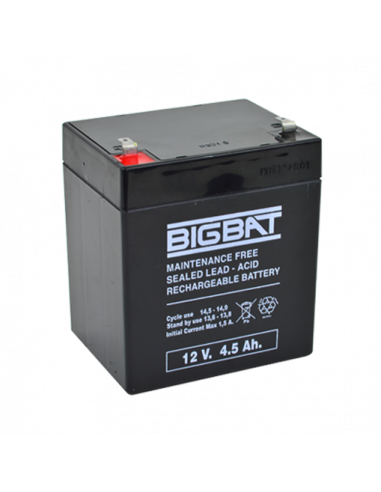 Acumulator BIG BAT 12V, 4.5 AH BB12V4.5. Comanda online pe RFPro.ro.