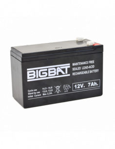 Acumulator BIG BAT 12V, 7 AH BB12V7. Comanda online pe RFPro.ro.