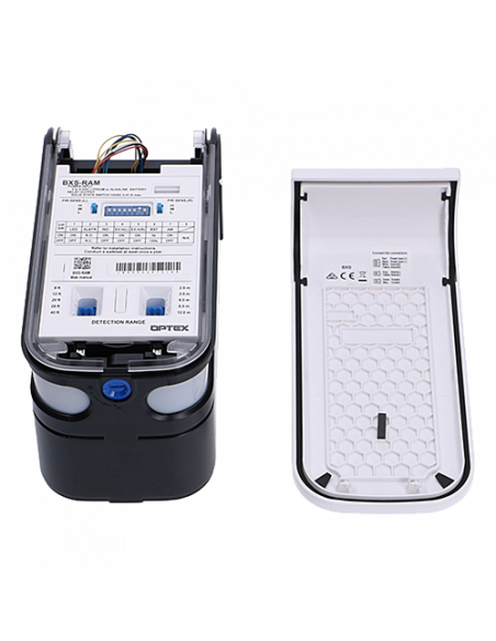 Detector de miscare PIR exterior, quad narrow, baterii - OPTEX BXS-R. Comanda online pe RFPro.ro.