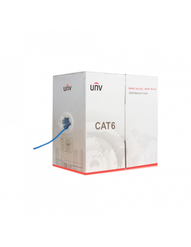 Cablu UTP AWG23 cat.6e, 0.57 mm cupru - UNV CAB-LC3100B-IN. Comanda online pe RFPro.ro.
