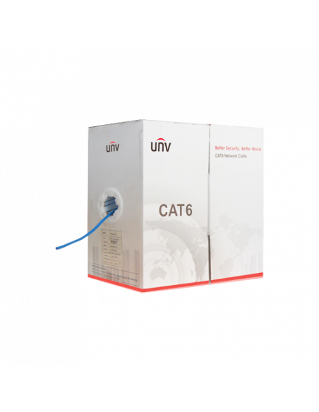 Cablu UTP AWG23 cat.6e, 0.57 mm cupru - UNV CAB-LC3100B-IN. Comanda online pe RFPro.ro.