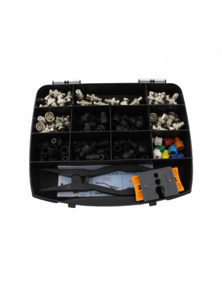 Kit 50 conectori CAP SYSTEM, decapator si cleste sertizare - CAP SYSTEM CAP-KIT2BNC. Comanda online pe RFPro.ro.