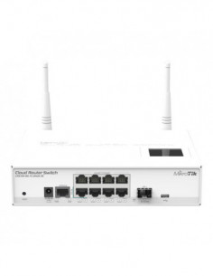 Cloud Router Switch 8 x Gigabit, 1 x SFP, Wi-fi 2.4GHz AP - Mikrotik CRS109-8G-1S-2HnD-IN. Comanda online pe RFPro.ro.