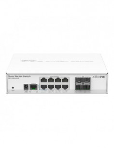 Cloud Router Switch, 8 x Gigabit, 4 x SFP 1.25 Gbps - Mikrotik CRS112-8G-4S-IN. Comanda online pe RFPro.ro.