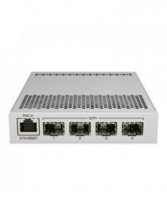 Cloud Router Switch, 1 x Gigabit, 4 x SFP+ 10Gbps - Mikrotik CRS305-1G-4S+IN. Comanda online pe RFPro.ro. 2