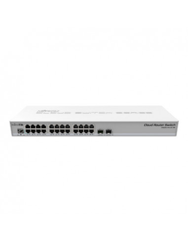Cloud Router Switch 24 x Gigabit, 2 x SFP+, 1U - Mikrotik CRS326-24G-2S+RM. Comanda online pe RFPro.ro.