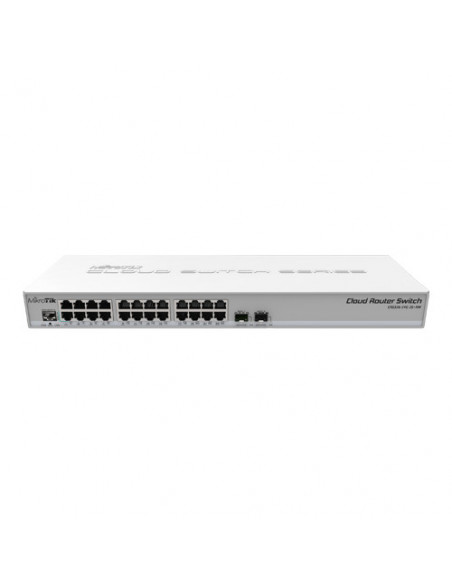 Cloud Router Switch 24 x Gigabit, 2 x SFP+, 1U - Mikrotik CRS326-24G-2S+RM. Comanda online pe RFPro.ro.