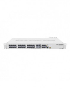 Cloud Router Switch 20 x SFP, 4 x SFP+, 4 x Combo (Gigabit sau SFP) - Mikrotik CRS328-4C-20S-4S+RM. Comanda online pe RFPro.ro.