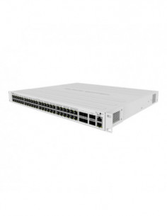 Cloud Router Switch 48 x Gigabit PoE+ OUT 700W, 4 x 10G SFP+, 2 x 40G QSFP+ - Mikrotik CRS354-48P-4S+2Q+RM. Comanda online pe RF 2