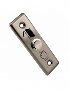 Buton de iesire incastrabil din inox CSB-28. Comanda online pe RFPro.ro.