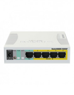 Cloud Smart Switch 5 x Gigabit (4 x PoE), 1 x SFP - Mikrotik CSS106-1G-4P-1S. Comanda online pe RFPro.ro.