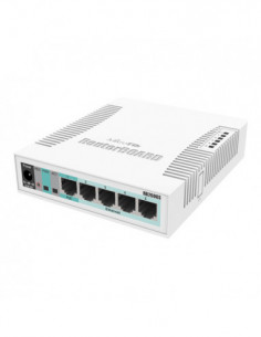Cloud Smart Switch, 5 x Gigabit, 1 x SFP - Mikrotik CSS106-5G-1S. Comanda online pe RFPro.ro.