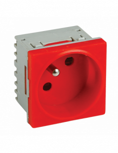 Priza modulara schuko cu impamantare tip UPS - DLX DLX-245-46-UPS. Comanda online pe RFPro.ro.