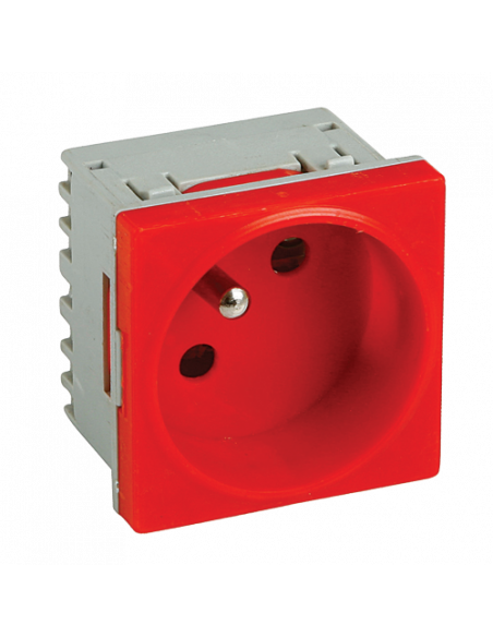 Priza modulara schuko cu impamantare tip UPS - DLX DLX-245-46-UPS. Comanda online pe RFPro.ro.