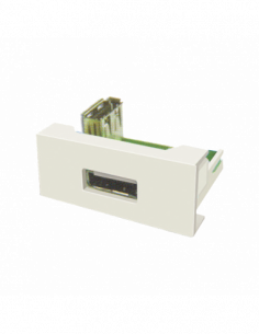 Panel echipat cu socket USB (1 modul) - DLX DLX-245-62. Comanda online pe RFPro.ro.
