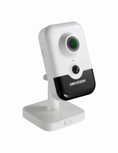 Camera Wi-Fi Cube IP 2.0MP, lentila 2.8mm, AUDIO bidirectional, IR 10m, PIR, SD-card - HIKVISION DS-2CD2423G0-IW-2.8mm. Comanda 