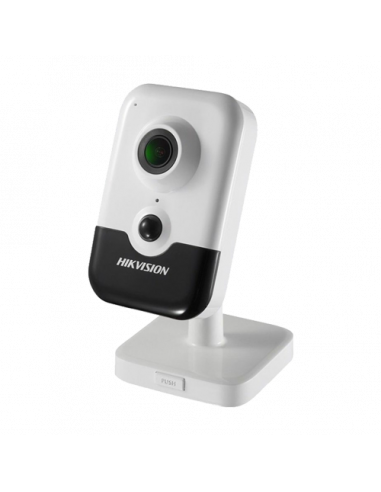 Camera Wi-Fi Cube IP 2.0MP, lentila 2.8mm, AUDIO bidirectional, IR 10m, PIR, SD-card - HIKVISION DS-2CD2423G0-IW-2.8mm. Comanda 