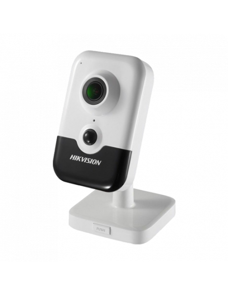 Camera Wi-Fi Cube IP 2.0MP, lentila 2.8mm, AUDIO bidirectional, IR 10m, PIR, SD-card - HIKVISION DS-2CD2423G0-IW-2.8mm. Comanda 