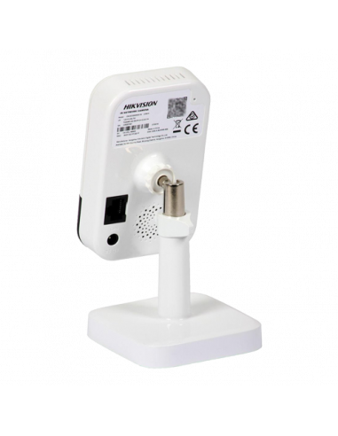 Camera Wi-Fi Cube IP 2.0MP, lentila 2.8mm, AUDIO bidirectional, IR 10m, PIR, SD-card - HIKVISION DS-2CD2423G0-IW-2.8mm. Comanda 