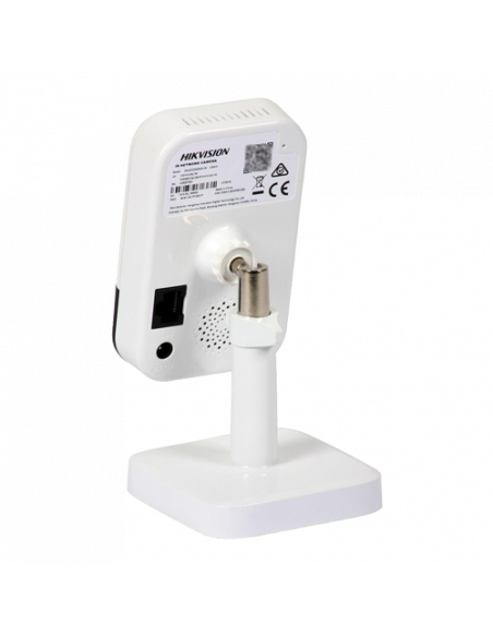 Camera Wi-Fi Cube IP 2.0MP, lentila 2.8mm, AUDIO bidirectional, IR 10m, PIR, SD-card - HIKVISION DS-2CD2423G0-IW-2.8mm. Comanda 