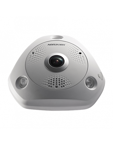 Camera IP 4K-ULTRA HD 12.0MP, FISHEYE, AUDIO integrat - HIKVISION DS-2CD63C5G0-IVS-1.29mm. Comanda online pe RFPro.ro.