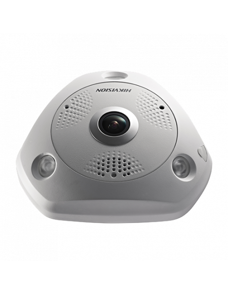 Camera IP 4K-ULTRA HD 12.0MP, FISHEYE, AUDIO integrat - HIKVISION DS-2CD63C5G0-IVS-1.29mm. Comanda online pe RFPro.ro.