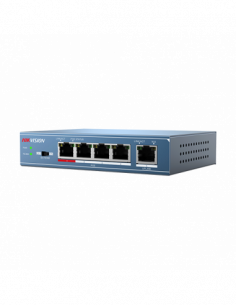 Switch 4 porturi PoE, 1 port uplink- HIKVISION DS-3E0105P-E-M. Comanda online pe RFPro.ro. 2
