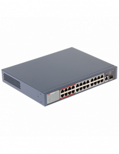 Switch 24 porturi PoE, 2 porturi uplink - HIKVISION DS-3E0326P-E-M. Comanda online pe RFPro.ro.