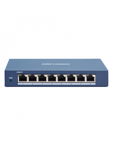Switch 8 porturi Gigabit  - HIKVISION DS-3E0508-E. Comanda online pe RFPro.ro.