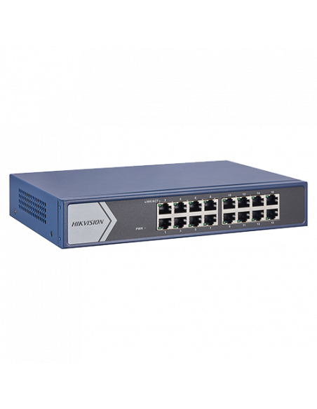 Switch 16 porturi Gigabit - HIKVISION DS-3E0516-E. Comanda online pe RFPro.ro.